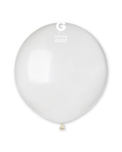 Pk25 Latex Balloons Crystal #000 - G19.000.25