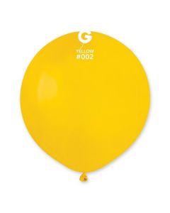 Pk25 Latex Balloons Yellow #002 - G19.002.25