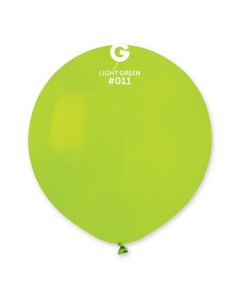 Pk25 Latex Balloons Light Green #011 - G19.011.25