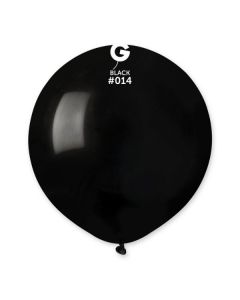 Pk25 Latex Balloons Black #014 - G19.014.25