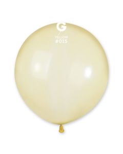 Pk25 Latex Balloons Crystal Yellow #015 - G19.015.25