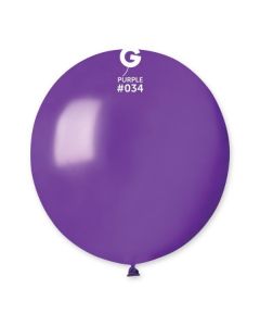 Pk25 Latex Balloons Metallic Purple #034 - G19.034.25