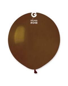 Pk25 Latex Balloons Brown #048 - G19.048.25