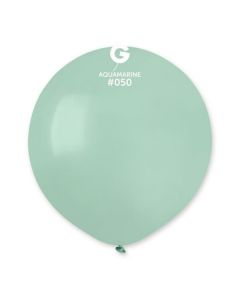 Pk25 Latex Balloons Aquamarine #050 - G19.050.25