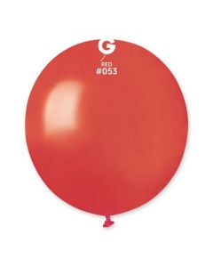 Pk25 Latex Balloons Metallic Red #053 - G19.053.25