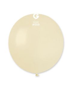 Pk25 Latex Balloons Ivory #059 - G19.059.25