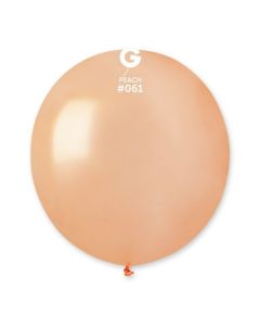 Pk25 Latex Balloons Metallic Peach #061 - G19.061.25