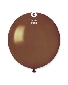 Pk25 Latex Balloons Metallic Brown #066 - G19.066.25