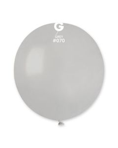 Pk25 Latex Balloons Grey #070 - G19.070.25