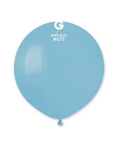 Pk25 Latex Balloons Baby Blue #072 - G19.072.25