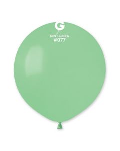 Pk25 Latex Balloons Mint Green #077 - G19.077.25