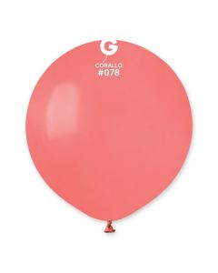 Pk25 Latex Balloons Corallo #078 - G19.078.25