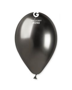 Pk25 Latex Balloons Shiny Space Grey #090 - GB120.090.25