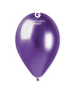 Pk25 Latex Balloons Shiny Purple #097 - GB120.097.25