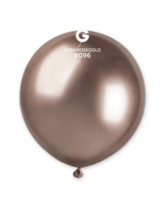 Pk25 Latex Balloons Shiny Rose Gold #096 - GB150.096.25