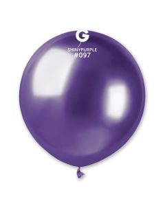 Pk25 Latex Balloons Shiny Purple #097 - GB150.097.25