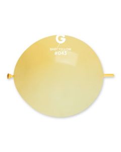 Pk50 Glink Balloons Baby Yellow #043 - GL13.043.50