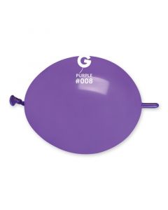 Pk100 Link Balloons Purple #008 - GL6.008.100