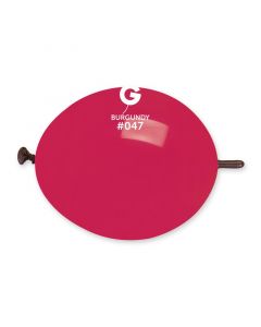 Pk100 Link Balloons Burgundy #047 - GL6.047.100