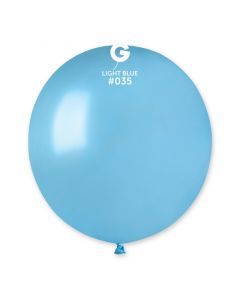 Pk25 Metallic Balloon Light Blue #035 - GM19.035.25