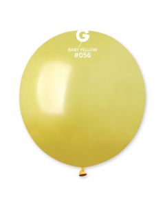 Pk25 Metallic Balloon Baby Yellow #056 - GM19.056.25