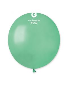 Pk25 Metallic Balloon Aquamarine #062 - GM19.062.25