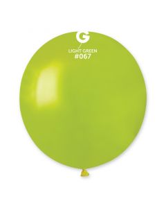 Pk25 Metallic Balloon Light Green #067 - GM19.067.25