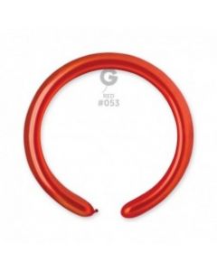 Pk100 Modelling Balloons Metallic Red #053 - D4.053.100