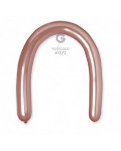 Pk50 Modelling Balloons Metallic Rose Gold #071 - D6.071.50